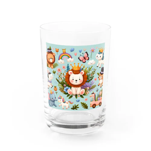 ゆかいなZOO Water Glass