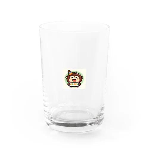 happyゴリラ Water Glass