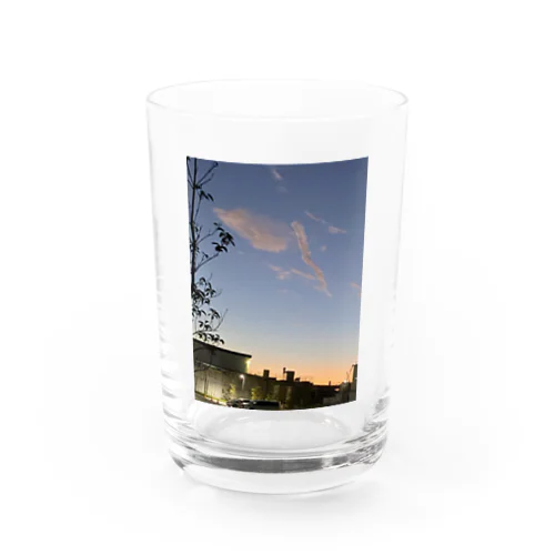 龍神現る朝の空 Water Glass