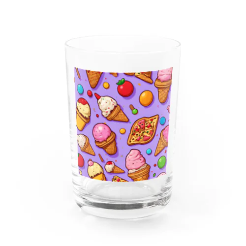 お菓子大好き Water Glass