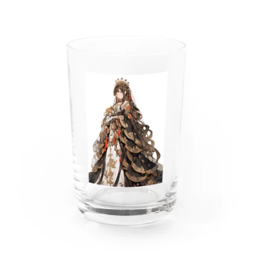 ロイヤルドレスを着た美少女　Tomoe bb 2712 Water Glass