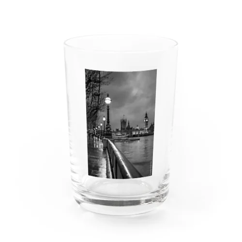 フランスの夜の風景 Water Glass