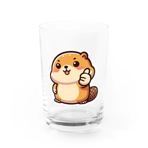 タヌキじゃないよ！ボク、マーモット！！ Water Glass