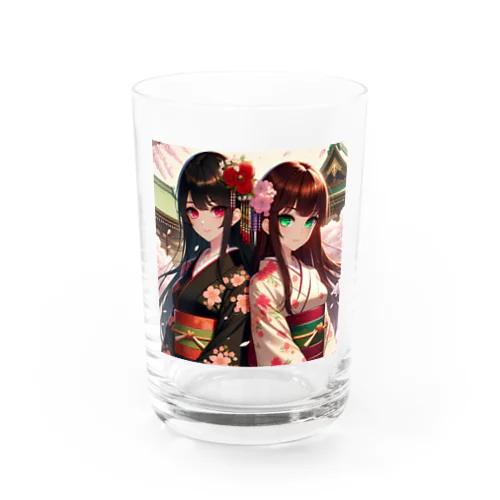 日本美女 Water Glass