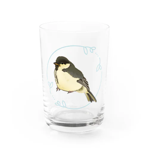 シジュウカラのヒナちゃん Water Glass