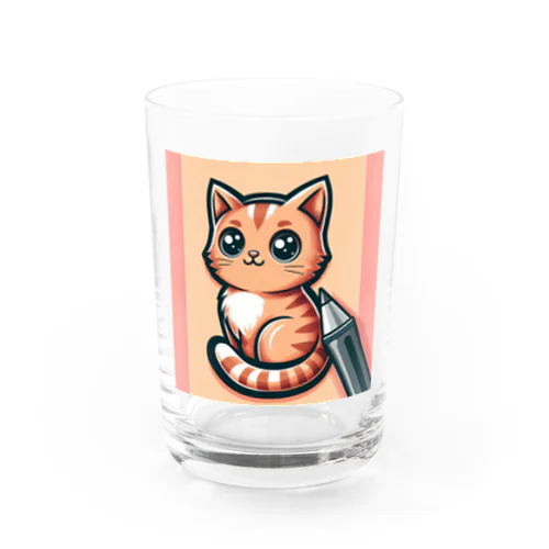 ねこニコばん Water Glass