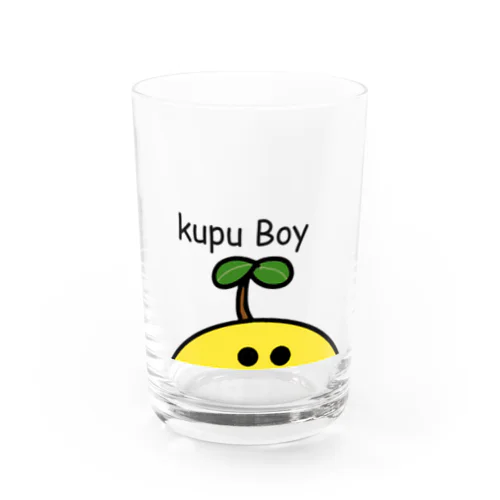 ひょっこり kupu Boy　(クプ　ボーイ) Water Glass