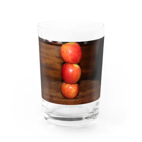 リンゴ３酸さん Water Glass