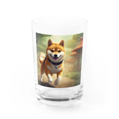 やんちゃな柴犬 Water Glass