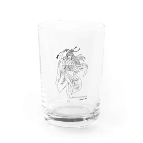 日本の女神様　天鈿女命 Water Glass