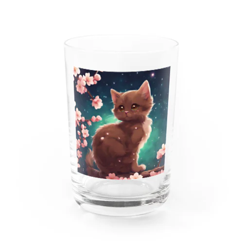 春と梅と茶猫04 Water Glass