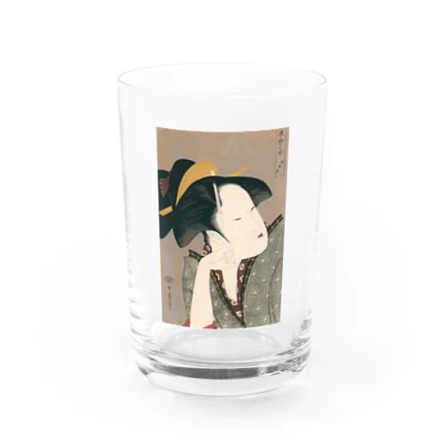 浮世絵：喜多川歌麿_物思恋 Water Glass