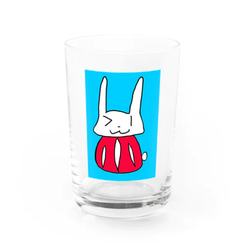 うさだるまのグッズ Water Glass