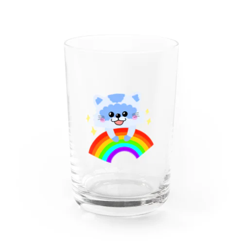 あらいぐも(虹) Water Glass