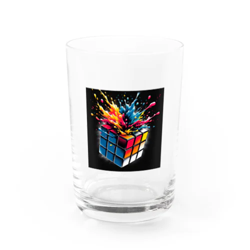 カラーバースト・キュービカル Water Glass