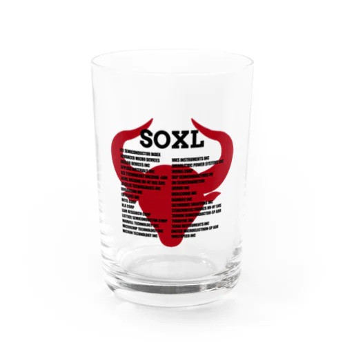 SOXL Holdings Water Glass