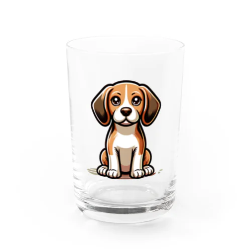 ビーグル【かわいい動物たち】 Water Glass