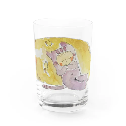 お昼寝 Water Glass