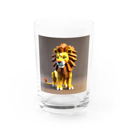 かっこいいライオンくん グラス