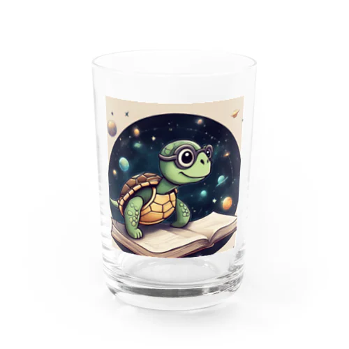 宇宙勉強かめ Water Glass