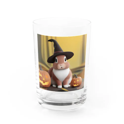 ハロウィンのうさぎ Water Glass