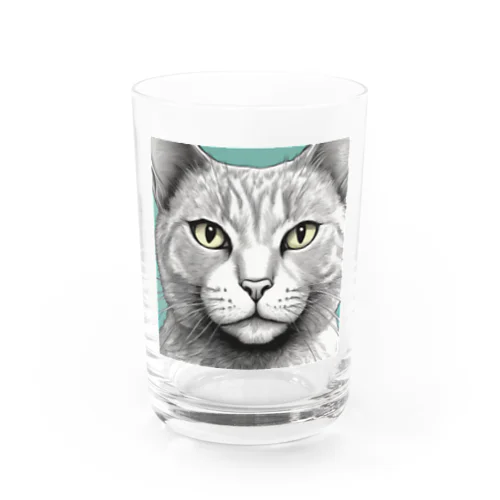 ドアップ猫 Water Glass