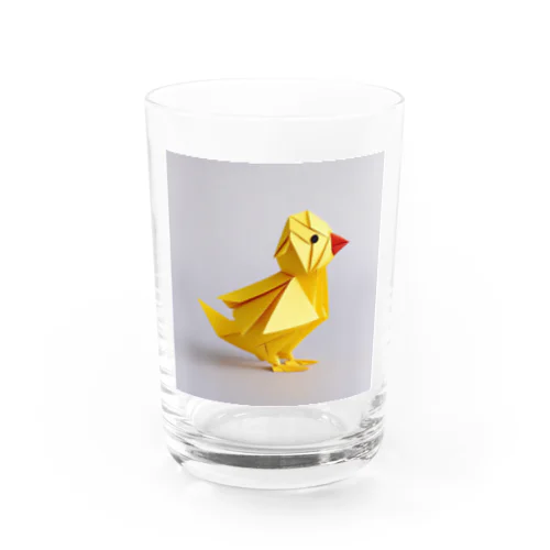 折り紙ひよこグッズ Water Glass