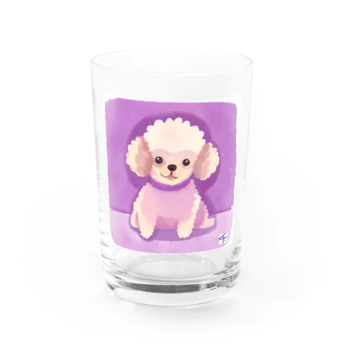 トイプードルちゃん Water Glass