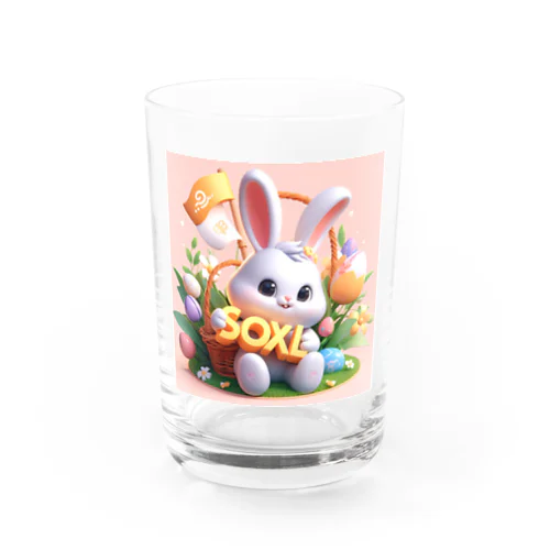 SOXL Spring Water Glass