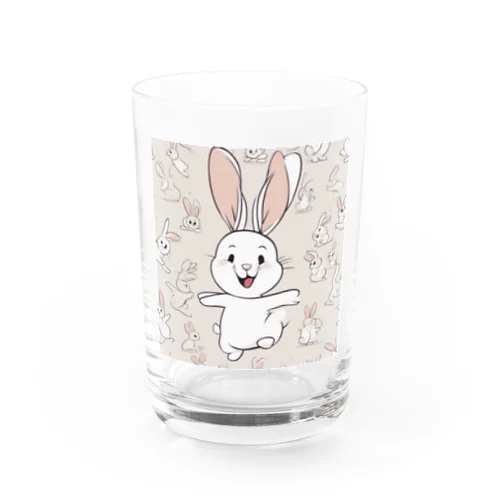 くるくるうさくる Water Glass