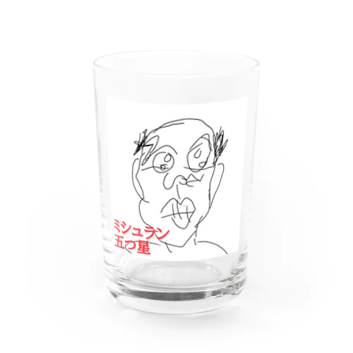 グルメなハゲおっさん Water Glass