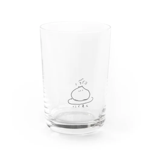 にくまん喜ぶ Water Glass