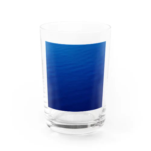 bluue Water Glass