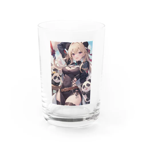 癒しのパンダ姉さん Water Glass