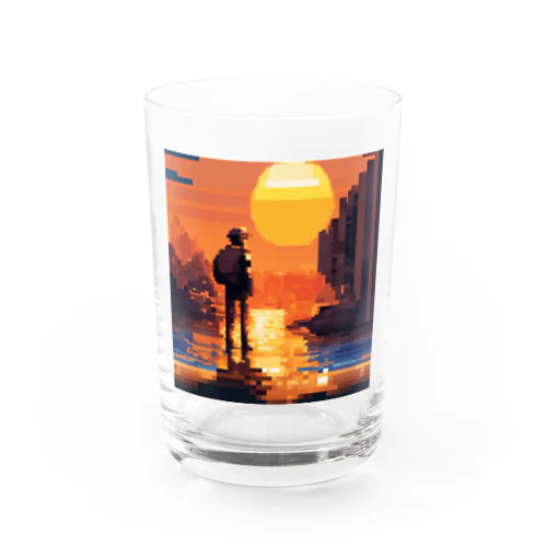 夕日の眺め Water Glass