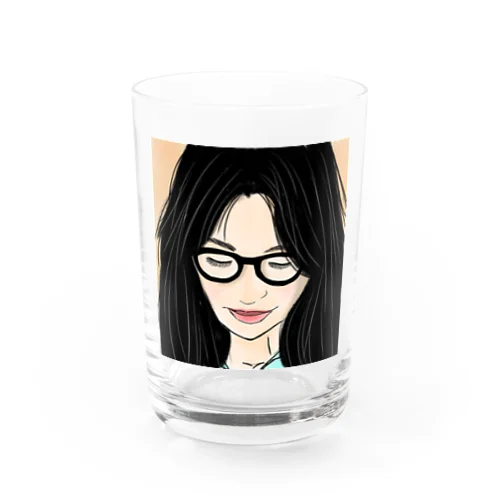 メガネ美人 Water Glass