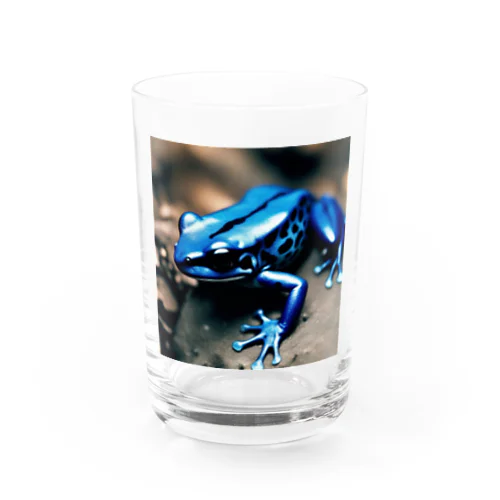 ブルーアーマーガエルくん Water Glass