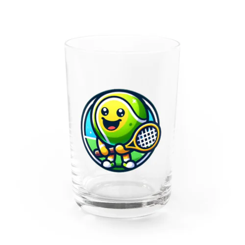 テニスボールキャラクター Water Glass