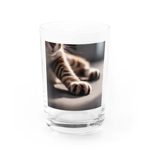 バランスをとっている猫 Water Glass