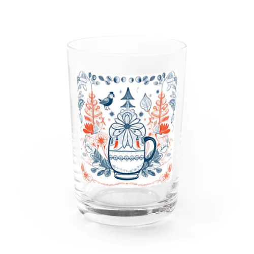 花の詩カップ(The Flower Poetry Cup) Water Glass