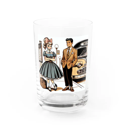 恋するバスストップ　Ken &Marie Water Glass