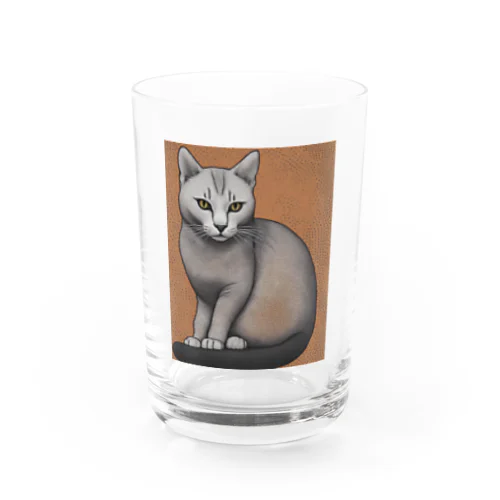 hairless cat 001 Water Glass