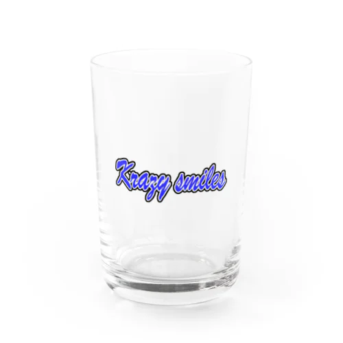 クレスマロゴ青グッズ Water Glass