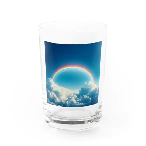 青い空と虹 Water Glass