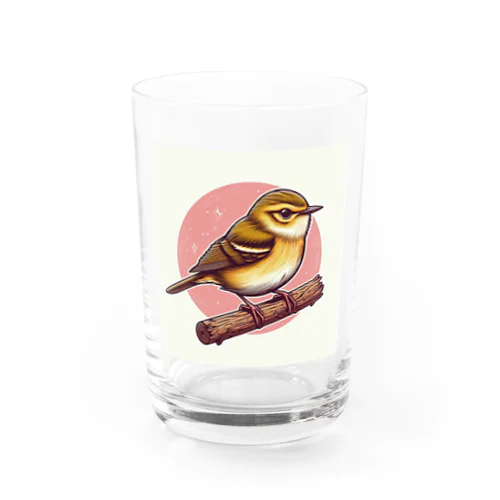 かわいいウグイス Water Glass