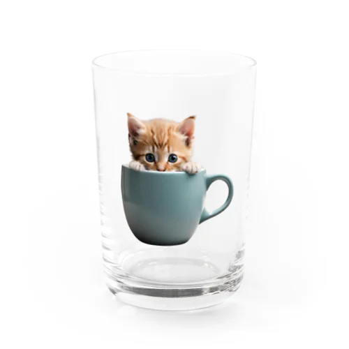 マグから子猫 Water Glass