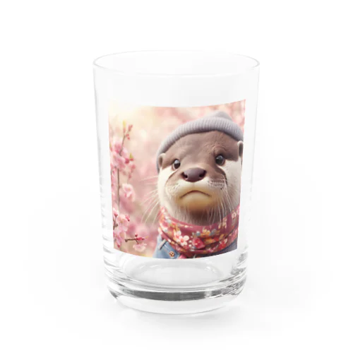 桜奇麗やんいいやん Water Glass