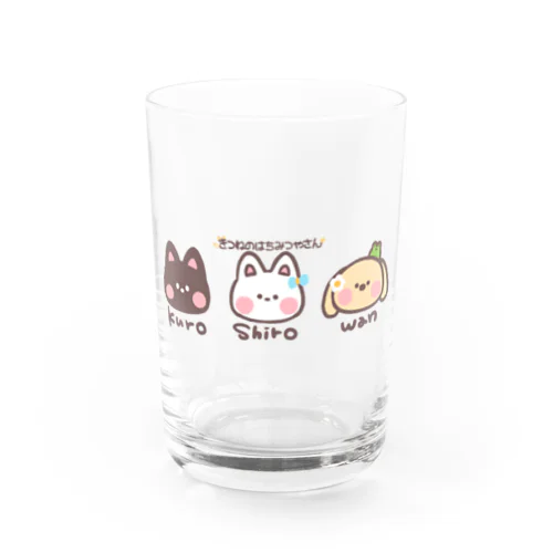 まちのどうぶつ３人組 Water Glass