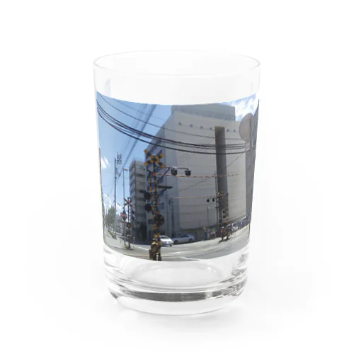 街角のC型踏切 Water Glass