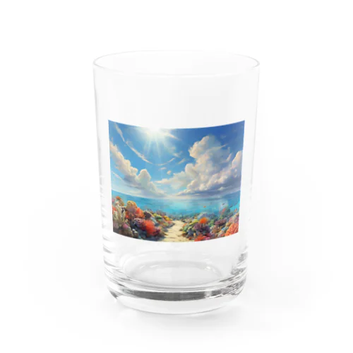 古（いにしえ）に、太陽の下に海洋と海草がありけり Water Glass